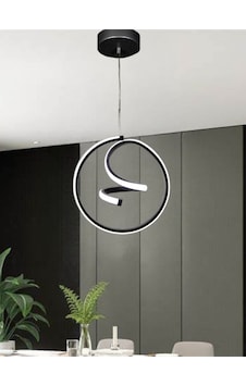 Renkoled Aydınlatma Modern Sarkıt Led Avize Siyah Kasa Beyaz Işık Siyah Renkoled Aydınlatma Modern Sarkıt Led Avize Siyah Kasa Beyaz Işık Siyah