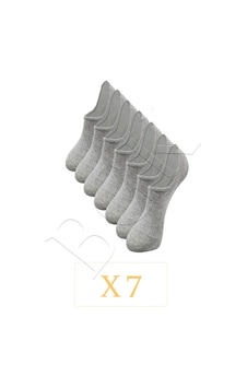 Bgk Unisex 7'li Görünmez Spor Ayakkabı Çorabı Gri Bgk Unisex 7'li Görünmez Spor Ayakkabı Çorabı Gri