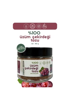 Üzüm Çekirdeği Tozu 150 G Cam Kavanoz - Doğal , Katkısız , Koruyucusuz , Premium Üzüm Çekirdeği Tozu 150 G Cam Kavanoz - Doğal , Katkısız , Koruyucusuz , Premium
