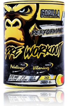 Gorilla Nutrition Performance Pre-workout 360 G Ahududu & Lim...