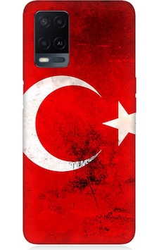 Oppo A54 Uyumlu Silikon Kılıf Türk Bayrağı Oppo A54 Uyumlu Silikon Kılıf Türk Bayrağı
