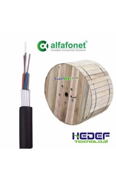 Alfafonet 8 Core Fiber Optik Zırhlı Kablo