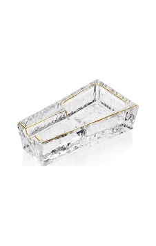 Cigarloong Kristal Cam Puro Küllüğü Clear Gold Tekli