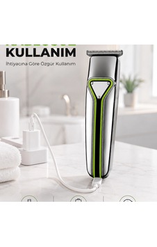 T Bıçaklı Saç Sakal Kesme Makinesi Şarjlı Kablosuz Ense Favori Şekillendirme Tıraş Makinesi T Bıçaklı Saç Sakal Kesme Makinesi Şarjlı Kablosuz Ense Favori Şekillendirme Tıraş Makinesi