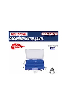 Çanta Plastik Organizer 6 Bölmeli Çanta Plastik Organizer 6 Bölmeli