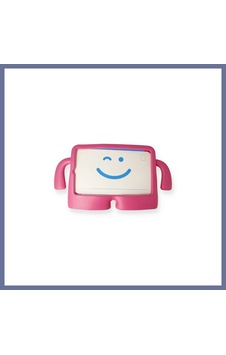 Bezos İpad 5 Air 9.7 Kılıf Karakter Tablet Silikon - Pembe Dlra Bezos İpad 5 Air 9.7 Kılıf Karakter Tablet Silikon - Pembe Dlra