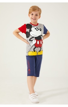 Mickey Mouse D4788-3 Çocuk Gri Melanj Alt Üst Takım Mickey Mouse D4788-3 Çocuk Gri Melanj Alt Üst Takım