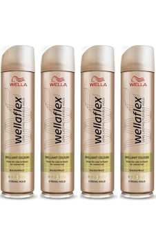 Wella Wellaflex Boyalı Saçlar için Güçlü Tutuş Saç Spreyi 4 x 250 Wella Wellaflex Boyalı Saçlar için Güçlü Tutuş Saç Spreyi 4 x 250