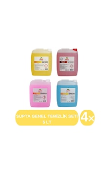 Supta Genel Temizlik Seti 4 x 5 KG Supta Genel Temizlik Seti 4 x 5 KG