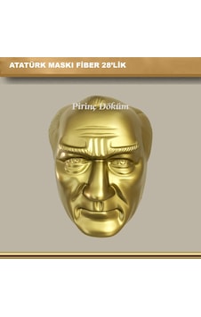 Atatürk Maskı Fiber Glass 28 Cm Atatürk Maskı Fiber Glass 28 Cm