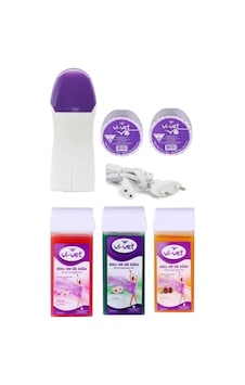 Kartuş Ağda Makinesi + Vi-Vet Kartuş Ağda 3'lü + Ağda Bezi 10 M 2'li Kartuş Ağda Makinesi + Vi-Vet Kartuş Ağda 3'lü + Ağda Bezi 10 M 2'li