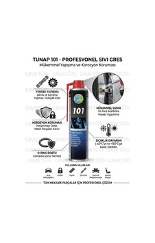 Tunap 101 Profesyonel Sıvı Gres Sprey 400 ML Tunap 101 Profesyonel Sıvı Gres Sprey 400 ML