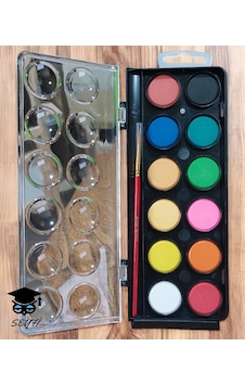 Art-x Sulu Boya Canlı Renkler Profesyonel Pigment 12-24-36-48 Renk Seçenekleriyle 12 Renk Art-x Sulu Boya Canlı Renkler Profesyonel Pigment 12-24-36-48 Renk Seçenekleriyle 12 Renk