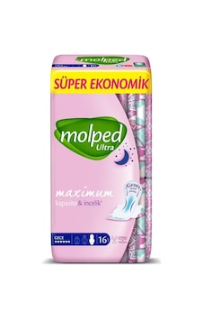 Ers Ultra Hijyen Anatomik Gece Ped Süper Eko 16 Adet Ers Ultra Hijyen Anatomik Gece Ped Süper Eko 16 Adet