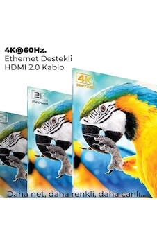 Nhd05 4k 60hz Yüksek Hızlı Hdmı & Ethernet Kablosu, 18gbps Veri Aktarım Hızı, Hdmı 2.0, Full Hd 3d Ready Teknolojisi, Pvc Kaplama, Bilgisayar Monitörü, Uhd Tv, Ps5, Ps4 Uyumlu 5 Metre Kablo Nhd05 4k 60hz Yüksek Hızlı Hdmı & Ethernet Kablosu, 18gbps Veri Aktarım Hızı, Hdmı 2.0, Full Hd 3d Ready Teknolojisi, Pvc Kaplama, Bilgisayar Monitörü, Uhd Tv, Ps5, Ps4 Uyumlu 5 Metre Kablo