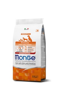 Monge Puppy Tek Proteinli Ördekli Yavru Köpek Maması 2,5 Kg Monge Puppy Tek Proteinli Ördekli Yavru Köpek Maması 2,5 Kg