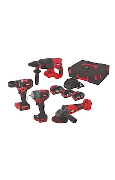 Attlas ATB 21 KS4A-403C Kömürsüz Kombo 4'lü Set Kırıcı Delici + Vidalama + Somun Sıkma + Taşlama A0104176