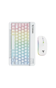 Torima TMK-09 Şarj Edilebilir RGB Işıklı Kablosuz Klavye Mouse Seti Torima TMK-09 Şarj Edilebilir RGB Işıklı Kablosuz Klavye Mouse Seti