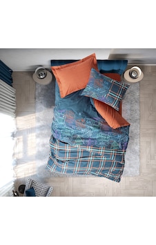 Cotton Box Genç Odası Tek Kişilik Lastikli Çarşaflı Nevresim Takımı Pleds Tarçın Cotton Box Genç Odası Tek Kişilik Lastikli Çarşaflı Nevresim Takımı Pleds Tarçın