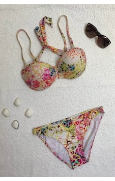 Dagi Straplez Destekli Push-Up Bikini Takımı Dagi Straplez Destekli Push-Up Bikini Takımı