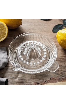 Novahub Exprimidor Limon Manuel Sıkacağı Portakal Meyve Suyu Sıkacağı Ev Tipi Taşınabilir Küçük Cam El Sıkacağı Mutfak Aksesuarları Şeffaf Şeffaf