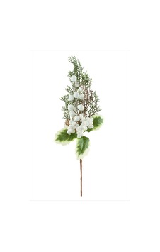 Muratech Ağaç Beyaz Kokina Yılbaşı Süsü 34 Cm - Yeşil Muratech Ağaç Beyaz Kokina Yılbaşı Süsü 34 Cm - Yeşil