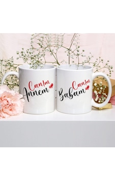 Hediye Anneler Günü Babalar Günü Canım Annem Canım Babam Baskılı Ikili Kupa Bardak 0636678 Beyaz Hediye Anneler Günü Babalar Günü Canım Annem Canım Babam Baskılı Ikili Kupa Bardak 0636678 Beyaz
