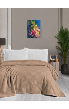 Waflle Desenli Pike Battaniye %100 Pamuk Kalın İplik Yumuşak Battal Boy 240 X 260 Kahverengi Waflle Desenli Pike Battaniye %100 Pamuk Kalın İplik Yumuşak Battal Boy 240 X 260 Kahverengi