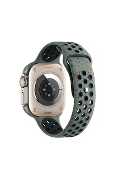 Apsuwa Apple Uyumlu Watch 10 46mm Kordon Kayış Delikli Çift Renkli Silikon Apsuwa Apple Uyumlu Watch 10 46mm Kordon Kayış Delikli Çift Renkli Silikon