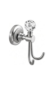 Sonia - Sanco Olia Swarovski Detaylı İkili Bornoz Askılık Krom - A.1sc.16518-a3-z01- Diğer Sonia - Sanco Olia Swarovski Detaylı İkili Bornoz Askılık Krom - A.1sc.16518-a3-z01- Diğer