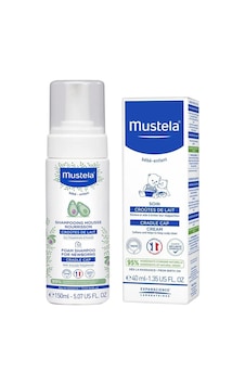 Mustela Konak Önleyici Yenidoğan Köpük Şampuanı 150 Ml + Saç Pullanma Karşıtı Krem 40 Ml Mustela Konak Önleyici Yenidoğan Köpük Şampuanı 150 Ml + Saç Pullanma Karşıtı Krem 40 Ml