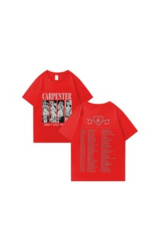 Flood Of Style Sab Rina Müzik Turu Baskı T-shirt Yüksek Kaliteli Tişört Erkek Kadın Saf Harajuku Boy T- Kırmızı Flood Of Style Sab Rina Müzik Turu Baskı T-shirt Yüksek Kaliteli Tişört Erkek Kadın Saf Harajuku Boy T- Kırmızı