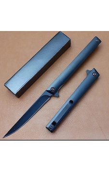 Knivox Browning Siyah İnce Knivox M390 Kamp Çakısı