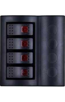 Bfy 4'Lü Switch Panel, Işıklı Ve Otomatik Sigortalı