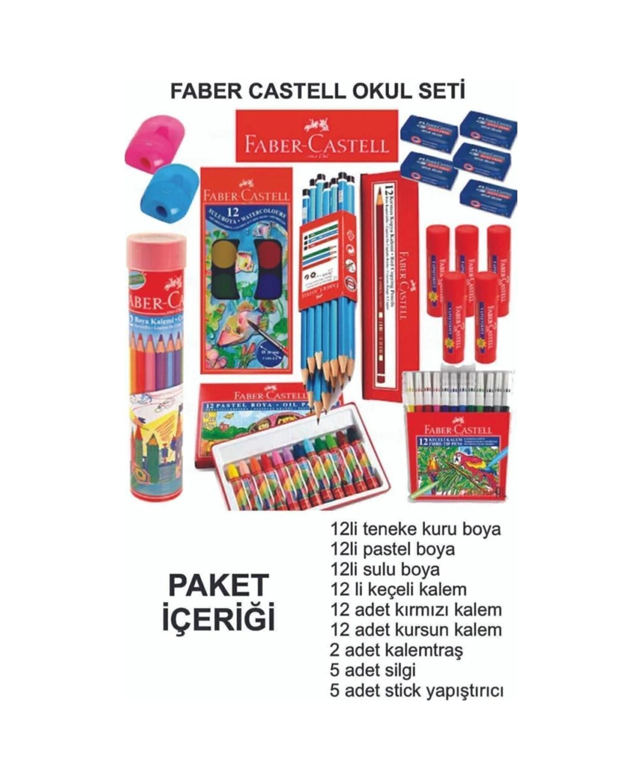 Faber-castell Okul Paketi Rnk-fab25 Faber-castell Okul Paketi Rnk-fab25
