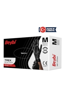 Beybi Tpex Eldiven Siyah 100'lü Beybi Tpex Eldiven Siyah 100'lü