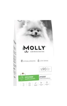 Molly Mini Puppy Kuzu Etli Yaban Mersinli Yavru Köpek Maması 2 KG