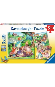 Ravensburger 3X49 Parça Puzzle Küçük Prensesler 055647