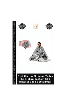 Özel Üretim Ekipman Yedek Dış Mekan Captain Sos Blanket 7404 160x210cm Standart Özel Üretim Ekipman Yedek Dış Mekan Captain Sos Blanket 7404 160x210cm Standart