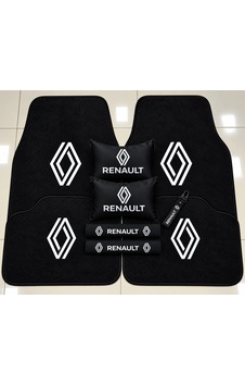 Renault Dört Parca Paspas Ve Yastik Kemer, Dekor Renault Dört Parca Paspas Ve Yastik Kemer, Dekor