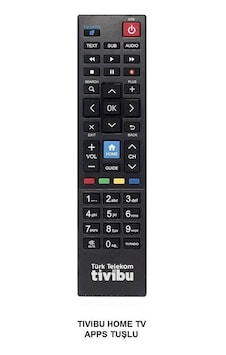 Tivibu Hd Home Tv Tuşlu Kumanda Tivibu Hd Home Tv Tuşlu Kumanda