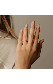 Gold Altın Baget Taşlı Fantezi 3'lü Set