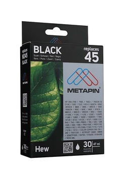 Hp-45 Pastal Çizim Uyumlu Plotter Makinesi Mürekkep Siyah Kartuş