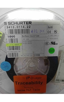 3413.0114.22 32v 1206 Smd Schurter Sigorta 6 Adet 3413.0114.22 32v 1206 Smd Schurter Sigorta 6 Adet