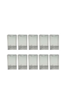 Şeffaf Asetat Kutu 5x5x8 Cm 10 Adet Şeffaf Asetat Kutu 5x5x8 Cm 10 Adet