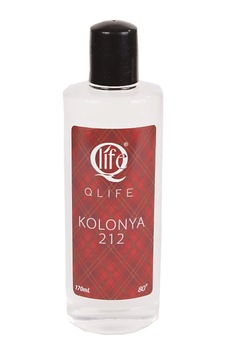 Q Life 80 Derece 212 Kolonyası Cam Şişe 170 ML