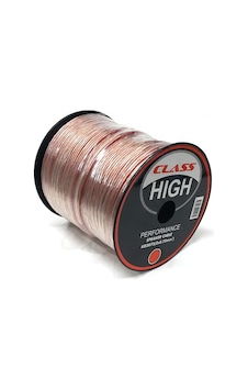 Class 2X0.75Mm Hoparlör Kablosu 10Metre Şeffaf Class 2X0.75Mm Hoparlör Kablosu 10Metre Şeffaf