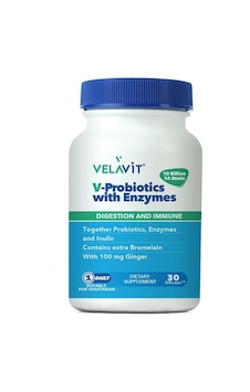 Velavit V-Probiotics Enzymes 30 Kapsül Velavit V-Probiotics Enzymes 30 Kapsül