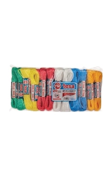 Temsan 20 Metre Naylon Çamaşır İpi 24'lü Çok Renkli Temsan 20 Metre Naylon Çamaşır İpi 24'lü Çok Renkli