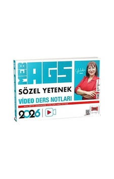 Yargı 2026 Meb-ags Sözel Yetenek Video Ders Notları - Yelda Ünal Yargı Yayınları Yargı 2026 Meb-ags Sözel Yetenek Video Ders Notları - Yelda Ünal Yargı Yayınları
